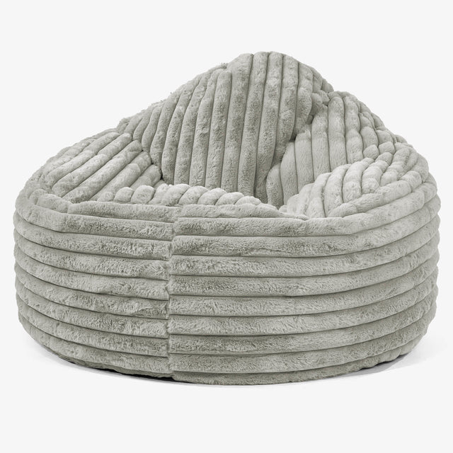 Archi Sitzsack - Ultra Plüsch Cord Salbeigrün 01