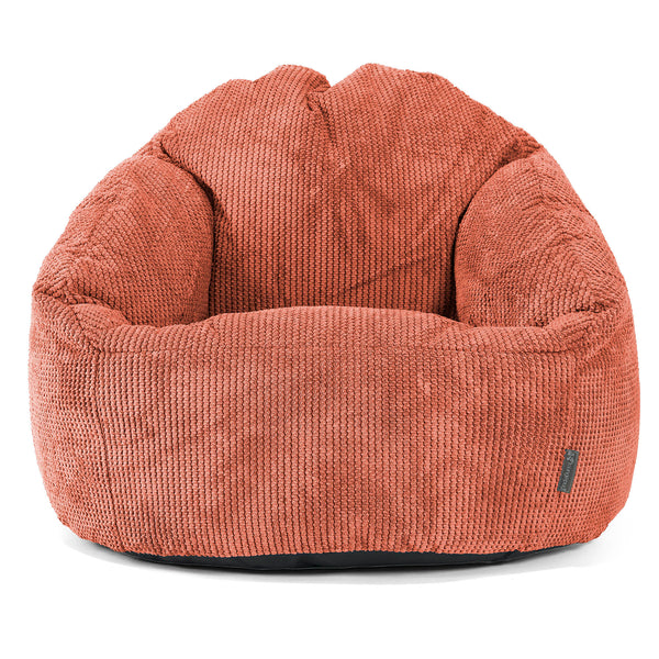 Bubble Sitzsack Sessel - Pom-Pom Kürbisorange 01