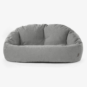 Bubble Sitzsack Sofa - Bouclé Grau