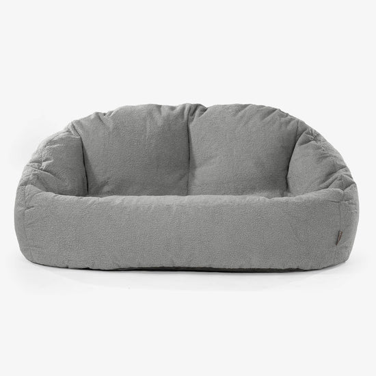 Bubble Sitzsack Sofa - Bouclé Grau 01