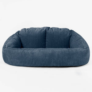 Bubble Sitzsack Sofa - Cord Marineblau