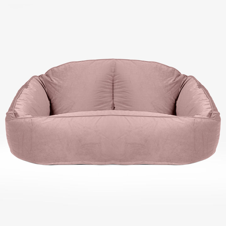 Bubble Sitzsack Sofa - Samt Pink 01