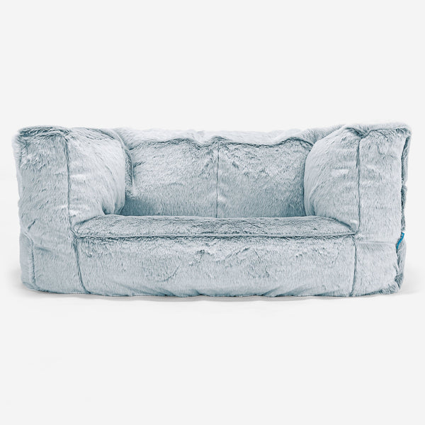 Kindersofa Albert 2-6 jahren Ersatz Bezug - Kaninchen Kunstfell 01