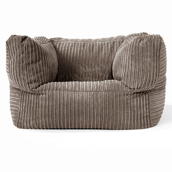 Albert Sitzsack Ohrensessel - Cord Beigegrau 01