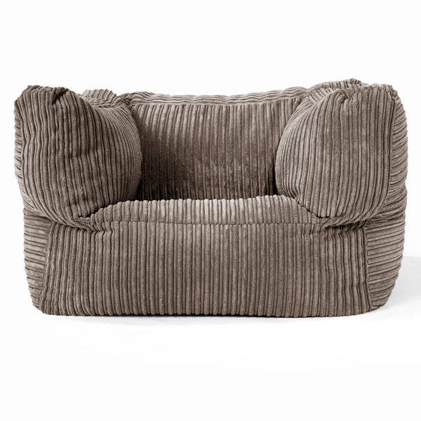 Albert Sitzsack Ohrensessel - Cord Beigegrau 01