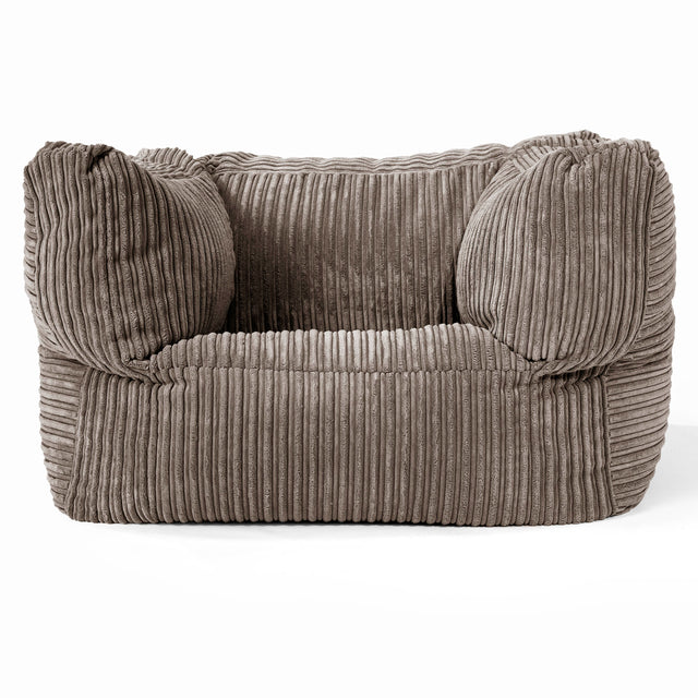 Albert Sitzsack Ohrensessel - Cord Beigegrau 01