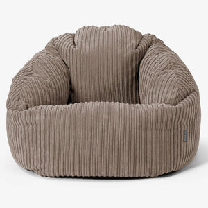 Bubble Sitzsack Sessel - Cord Beigegrau