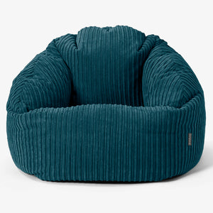 Bubble Sitzsack Sessel - Cord Blaugrün
