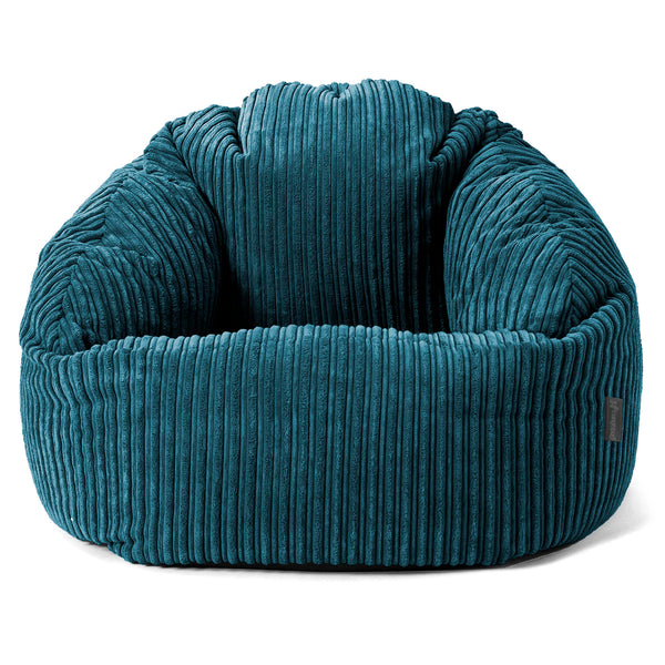 Bubble Sitzsack Sessel - Cord Blaugrün 01