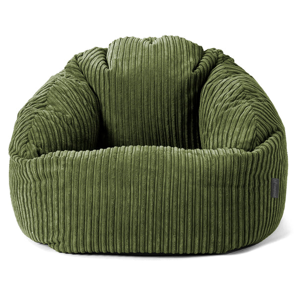 Bubble Sitzsack Sessel - Cord Nadelwaldgrün 01