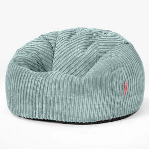 Klassischer Sitzsack Sessel - Cord Mintgrün