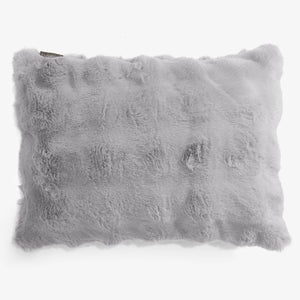 Dekokissen / Sofa Kissenbezug 35 x 50cm - Bubble Pelz Grau
