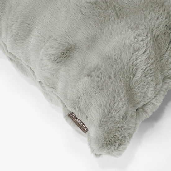 Dekokissen / Sofa Kissenbezug 35 x 50cm - Bubble Pelz Salbeigrün 02