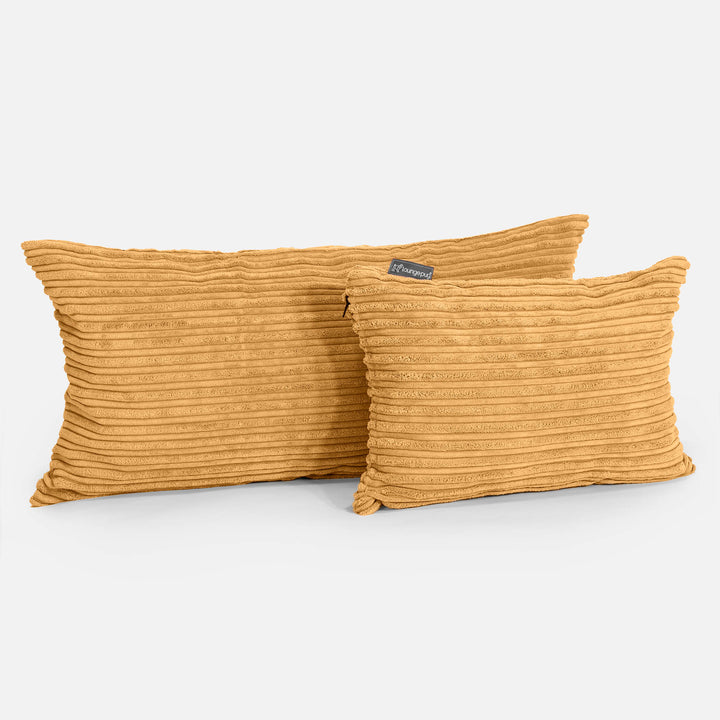 Dekokissen / Sofa Kissenbezug 35 x 50cm - Cord Goldhonig 03
