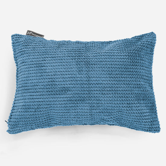 Dekokissen / Sofa Kissenbezug 35 x 50cm - Pom-Pom Himmelblau 01