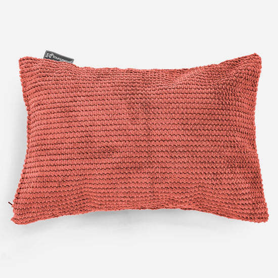 Dekokissen / Sofa Kissenbezug 35 x 50cm - Pom-Pom Kürbisorange 01