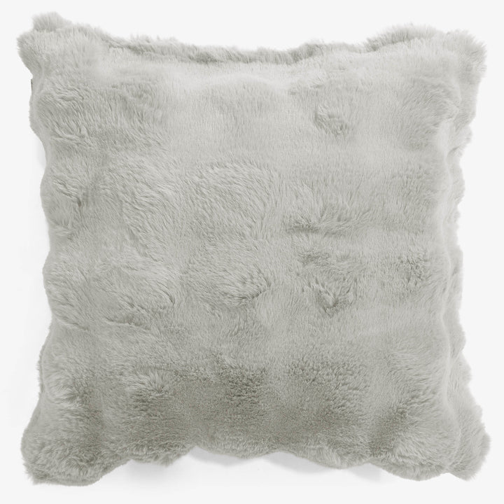 Dekokissen / Sofa Kissenbezug 47 x 47cm - Bubble Pelz Salbeigrün 01