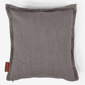 Dekokissen / Sofa Kissenbezug 47 x 47cm - Leinenlook Schiefergrau