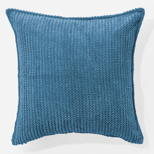 Dekokissen / Sofa Kissenbezug 47 x 47cm - Pom-Pom Himmelblau