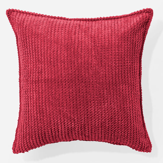 Dekokissen / Sofa Kissenbezug 47 x 47cm - Pom-Pom Pastellrot 01