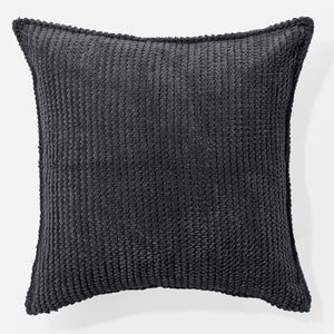 Dekokissen / Sofa Kissenbezug 47 x 47cm - Pom-Pom Schwarz