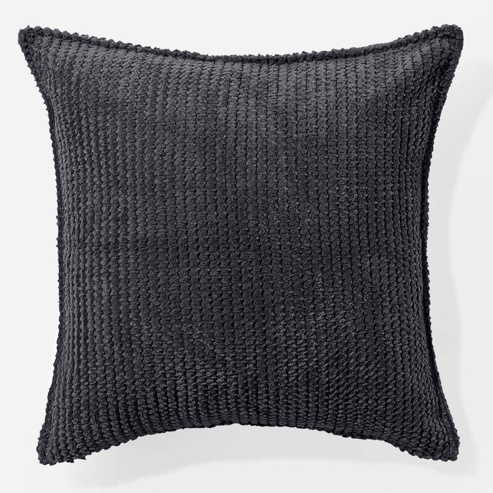 Dekokissen / Sofa Kissenbezug 47 x 47cm - Pom-Pom Schwarz 01