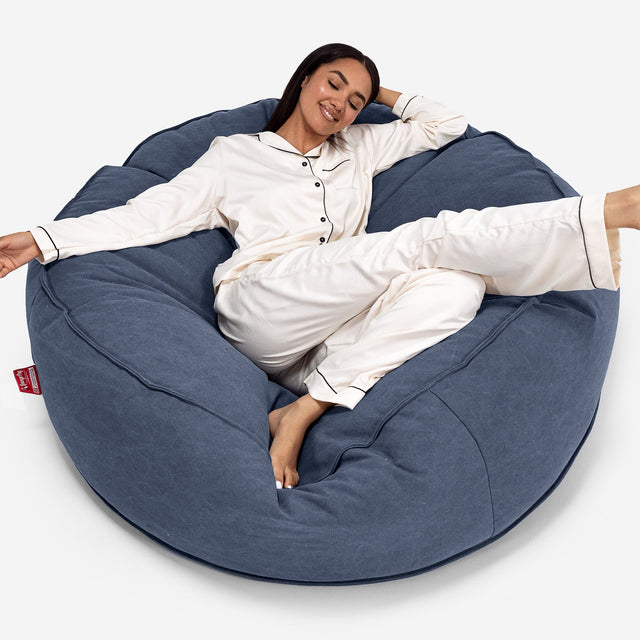 Mega-Mammoth Sofa Sitzsack XXL Ersatz Bezug - Stonewashed-stoff 01