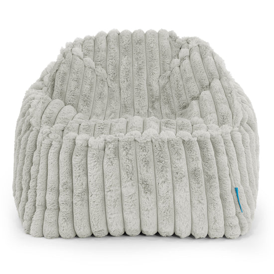 Der Slouchy Kinder Sitzsack 2-6 Jahre - Ultra Plüsch Cord Salbeigrün 02