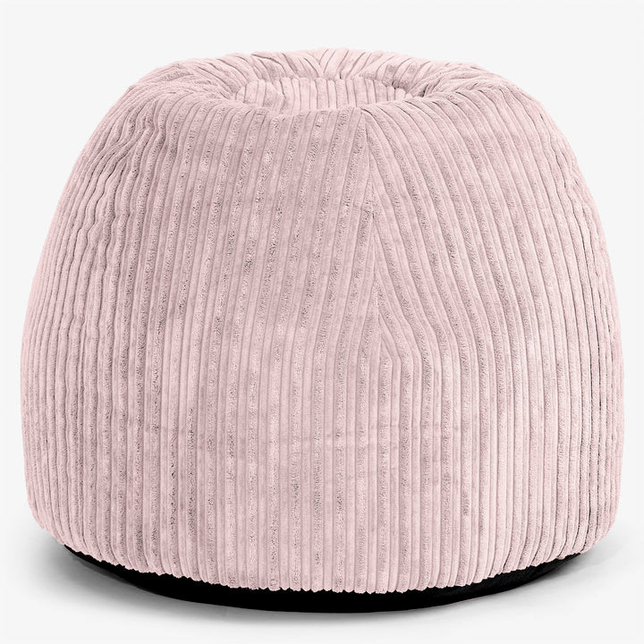 Schminktisch-Pouf-Hocker - Cord Rosa 01