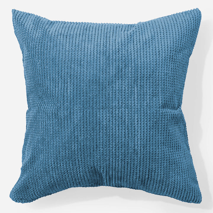 Extra Große Dekokissen / Sofa Kissenbezug 70 x 70cm - Pom-Pom Himmelblau 01