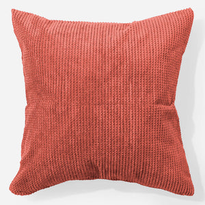 Extra Große Dekokissen / Sofa Kissenbezug 70 x 70cm - Pom-Pom Kürbisorange