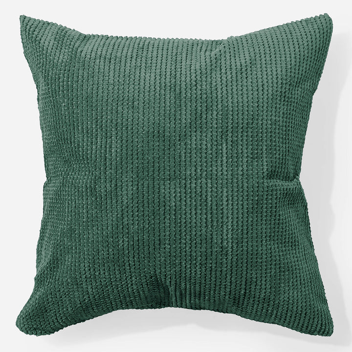 Extra Große Dekokissen / Sofa Kissenbezug 70 x 70cm - Pom-Pom Moosgrün 01