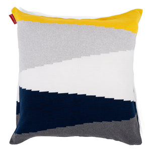 Extra Große Dekokissen / Sofa Kissenbezug 70 x 70cm - Gestrickte Farbblock Mehrfarben