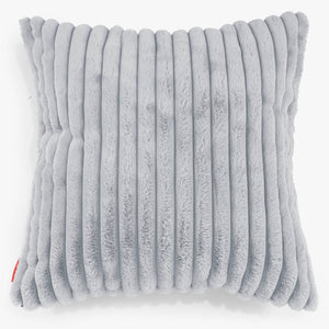 Extra Große Dekokissen / Sofa Kissenbezug 70 x 70cm - Ultra Plüsch Cord Taubenblau