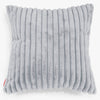 Extra Große Dekokissen / Sofa Kissenbezug 70 x 70cm - Ultra Plüsch Cord Taubenblau 01