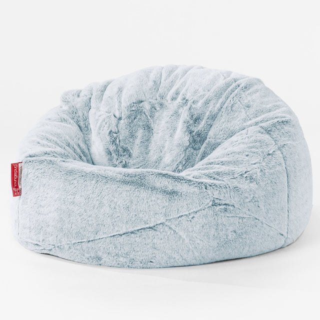 Klassicher Kindersessel Sitzsack 1-5 jahren Ersatz Bezug - Kaninchen Kunstfell 01