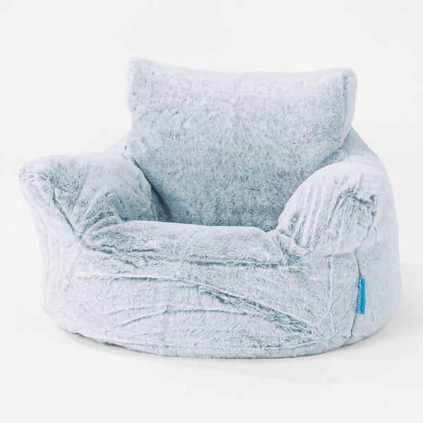 Klein Kindersessel Sitzsack 1-3 jahren Ersatz Bezug - Kaninchen Kunstfell 01