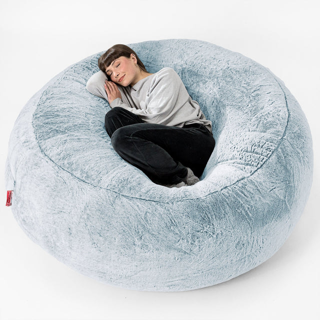 Mega-Mammoth Sofa Sitzsack XXL Ersatz Bezug - Kaninchen Kunstfell 01