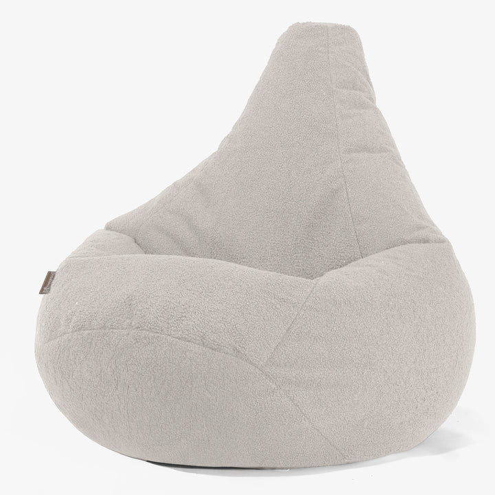 Gaming Sitzsack Sessel - Bouclé Elfenbein 02