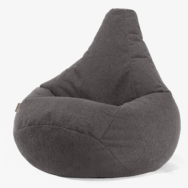 Gaming Sitzsack Sessel - Bouclé Graphitgrau 01