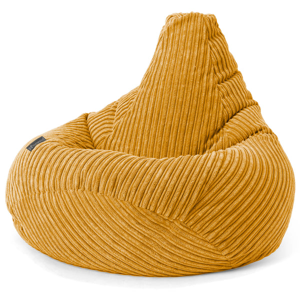 Gaming Sitzsack Sessel - Cord Goldhonig 01