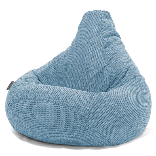 Gaming Sitzsack Sessel - Pom-Pom Himmelblau 02