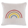 Dekokissen / Sofa Kissenbezug 47 x 47cm - Gestrickte Regenbogen 01