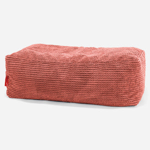 Groß Fußhocker - Pom-Pom Kürbisorange
