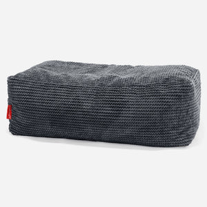Groß Fußhocker - Pom-Pom Schwarz