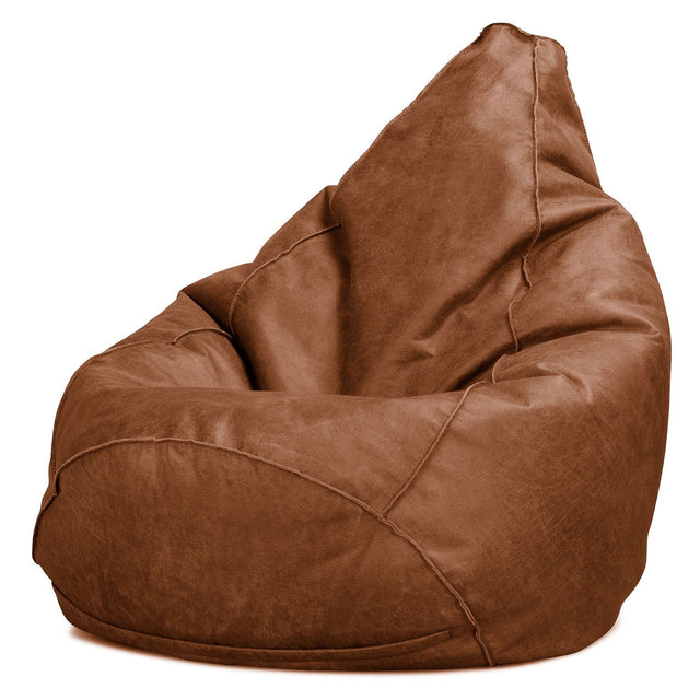 Gaming Sitzsack Sessel Ersatz Bezug - Vintage Leder 01