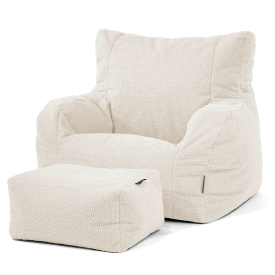 Josephine Sitzsack Ohrensessel - Bouclé Elfenbein 02