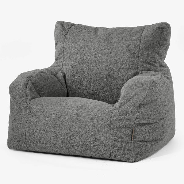 Josephine Sitzsack Ohrensessel - Bouclé Grau 01