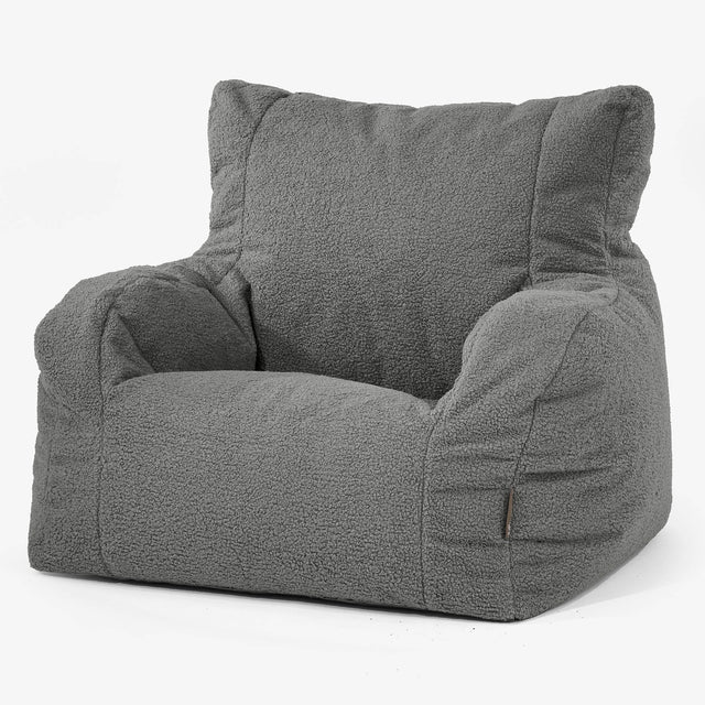 Josephine Sitzsack Ohrensessel - Bouclé Grau 01