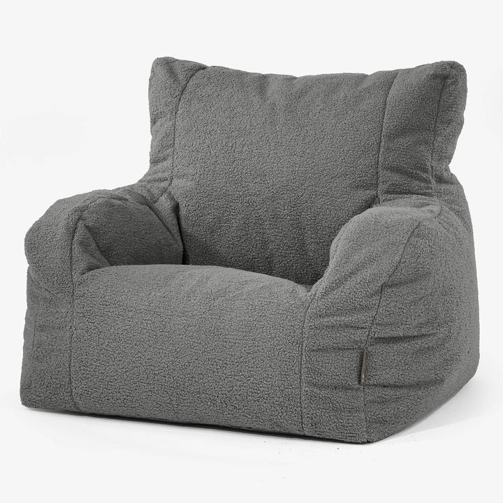 Josephine Sitzsack Ohrensessel - Bouclé Grau 01